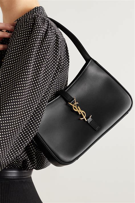 ysl bags black and white|yves saint laurent shoulder bag.